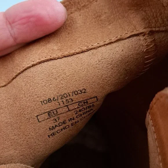 Zara leather boots USA 6.5 EUR 37 - Picture 6 of 8